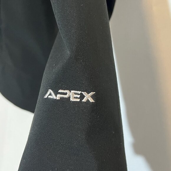 The North Face Men’s Large Jacket Black Apex Softshell Wind Resistant Full Zipp - Picture 3 of 14